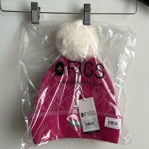 Shocking Pink Figs holiday beanie
